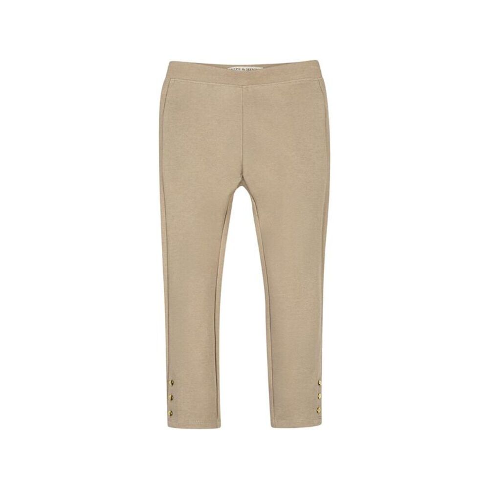 Hope & Henry Girls Button Cuff Ponte Pant